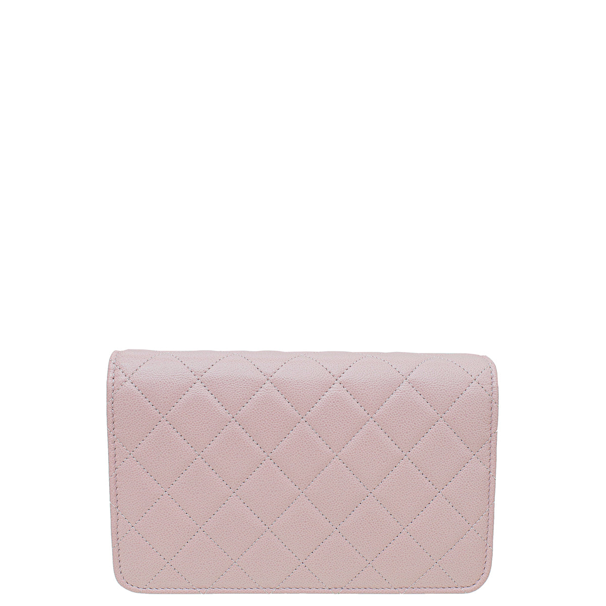 Chanel Pink CC Classic Wallet On Chain