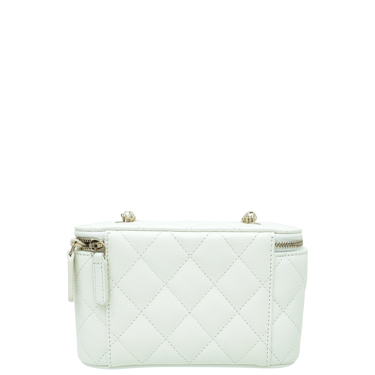 Chanel White CC Vanity Small Crossbody Bag-Chanel-THE CLOSET