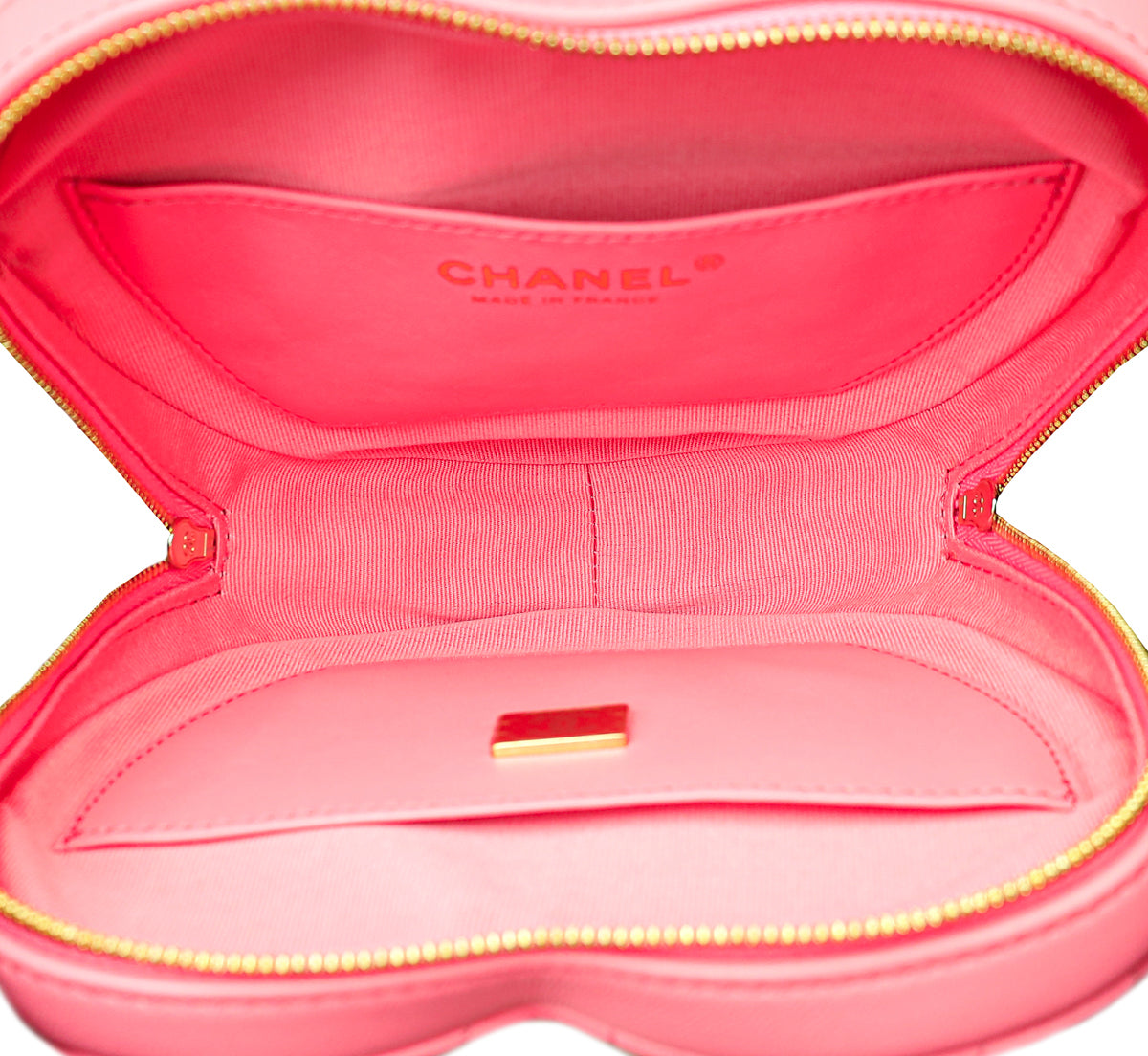 Chanel Pink CC In Love Heart Bag