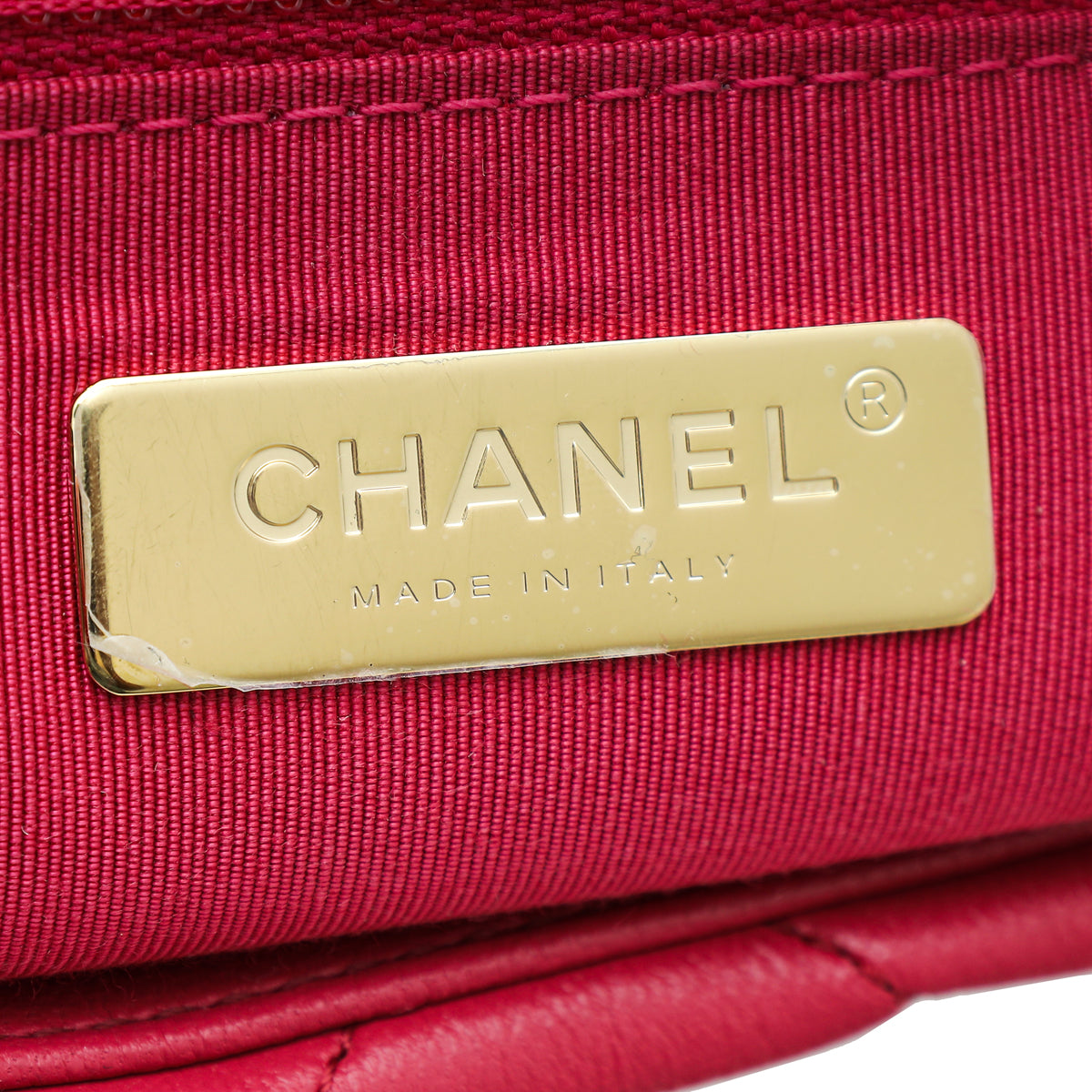 Chanel Fuchsia CC 19 Small Bag