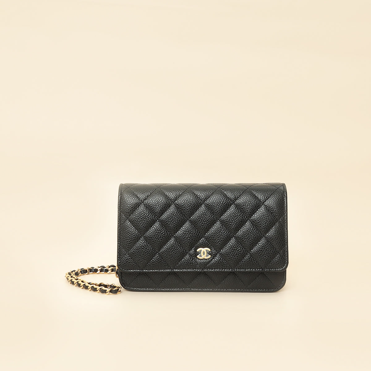 Chanel Black CC Classic Wallet On Chain-Chanel-THE CLOSET