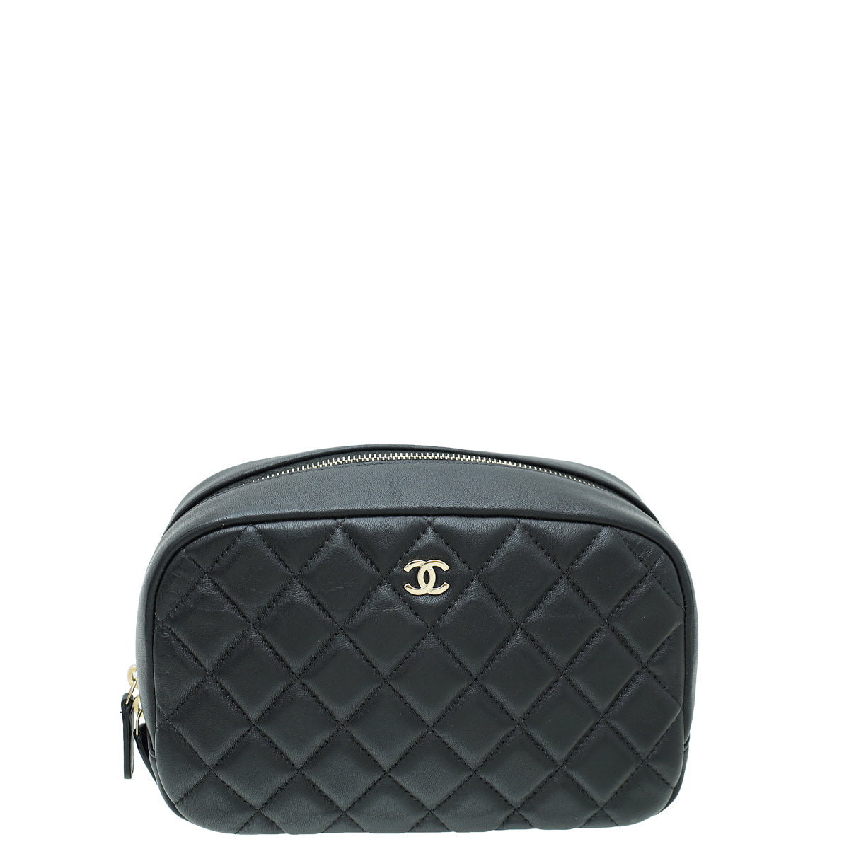Chanel Black CC Classic Pouch-Chanel-THE CLOSET
