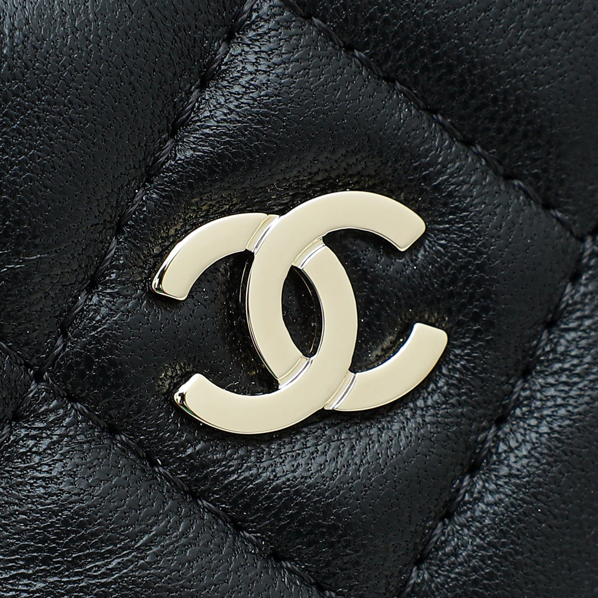 Chanel Black CC Classic Pouch