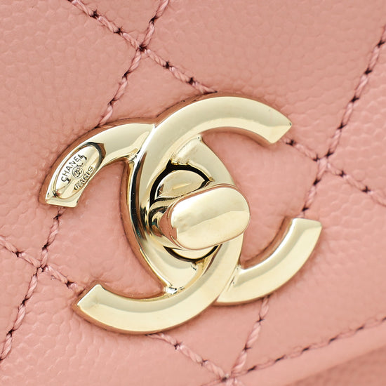 Chanel Pink Coco Mini Handle Bag