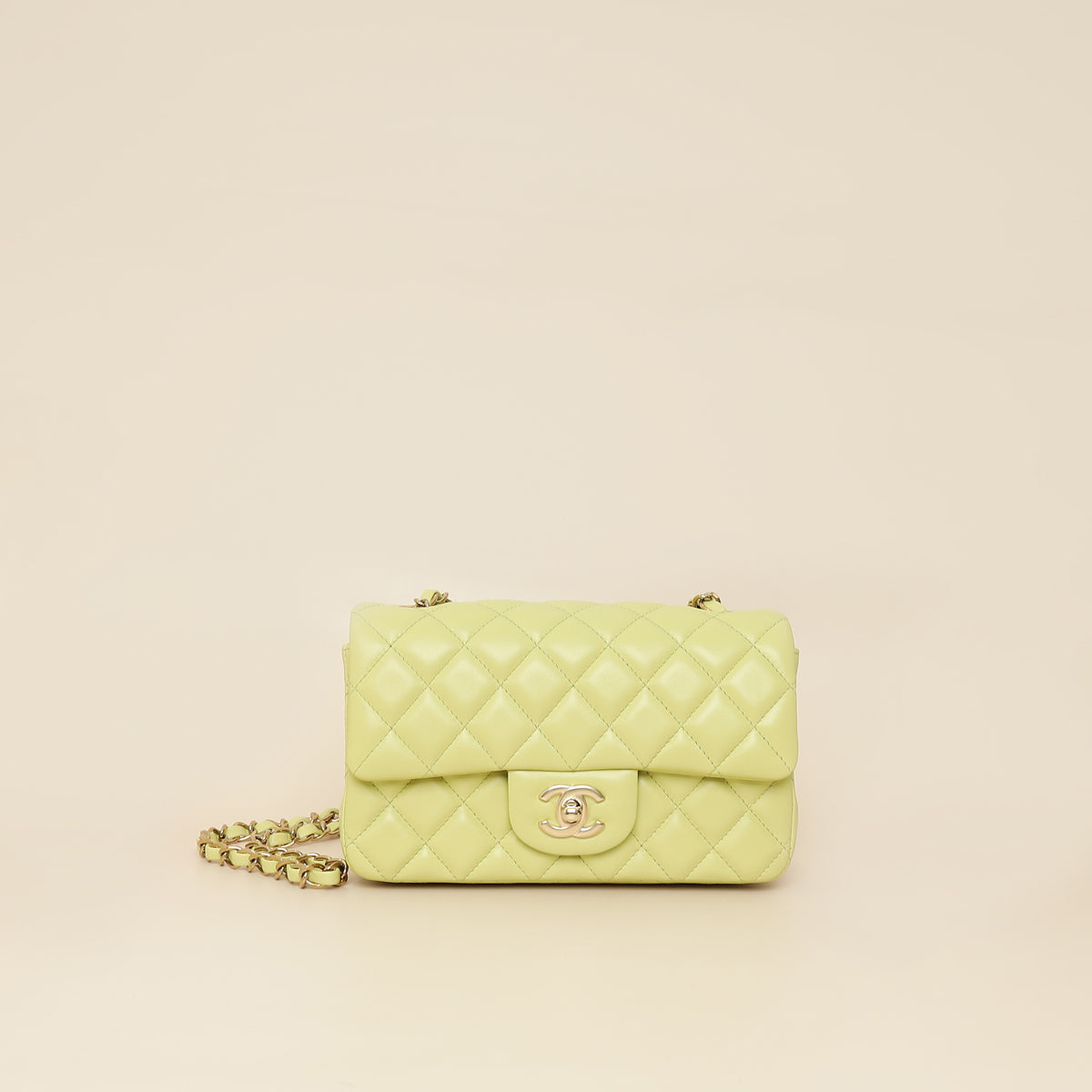 Chanel Kiwi Classic Mini Rectangula Flap Bag-Chanel-THE CLOSET