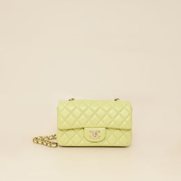 Chanel Kiwi Classic Mini Rectangula Flap Bag
