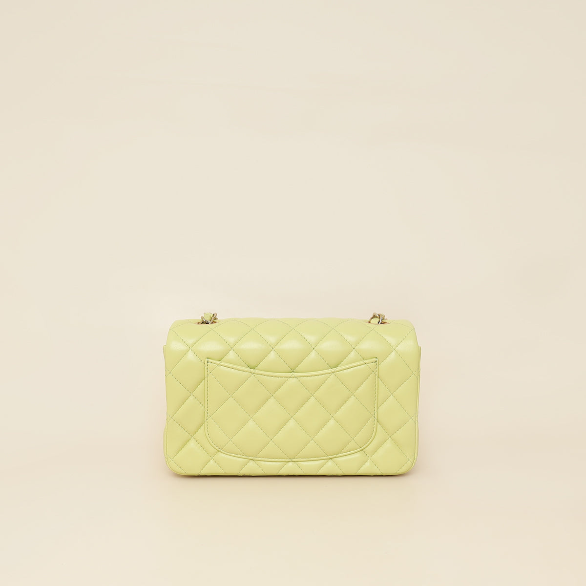 Chanel Kiwi Classic Mini Rectangula Flap Bag