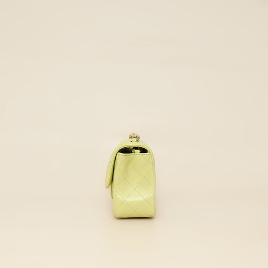 Chanel Kiwi Classic Mini Rectangula Flap Bag-Chanel-THE CLOSET