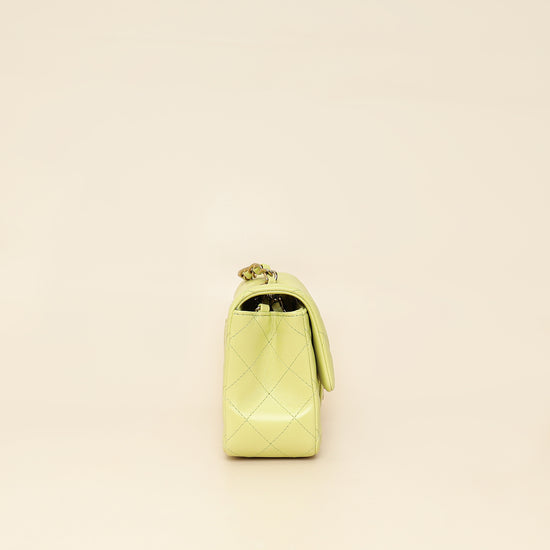 Chanel Kiwi Classic Mini Rectangula Flap Bag-Chanel-THE CLOSET