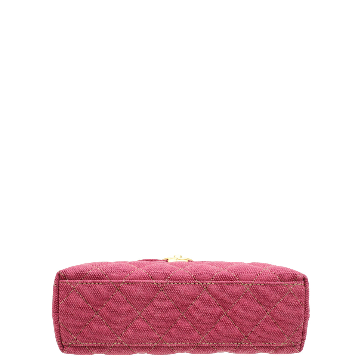 Chanel Dark Fuchsia Denim Mini Kelly Bag