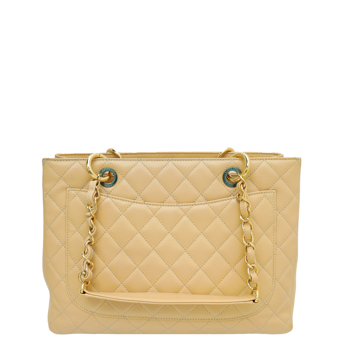 Chanel Beige Grand Shopping Tote (GST) Medium Bag-Chanel-THE CLOSET