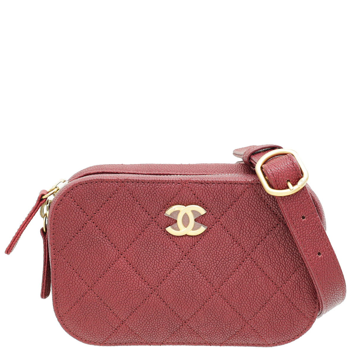 Chanel Burgundy Chic Trip Waist Bag-Chanel-THE CLOSET
