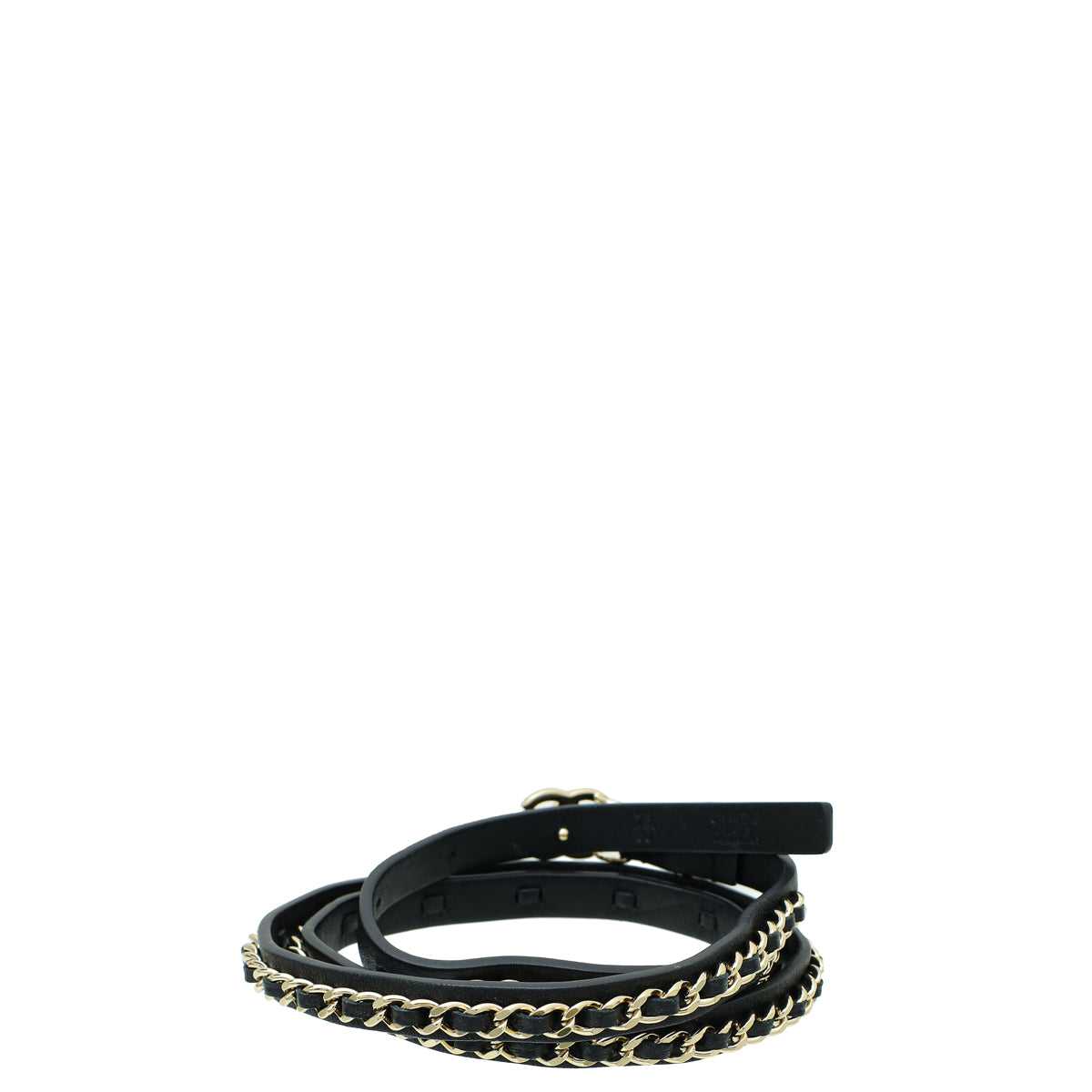Chanel Black CC Chain Slim Belt 30-Chanel-THE CLOSET