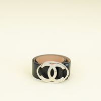 Chanel Black CC Oval Buckle Belt 32