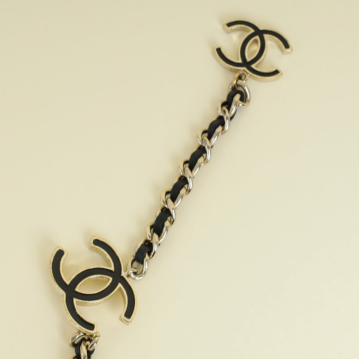 Chanel Black CC Chain Belt /Necklace