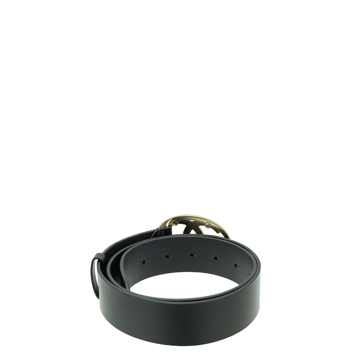 Chanel Black CC Oval Buckle Belt 34-Chanel-THE CLOSET