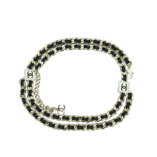 Chanel Black CC Chain Belt