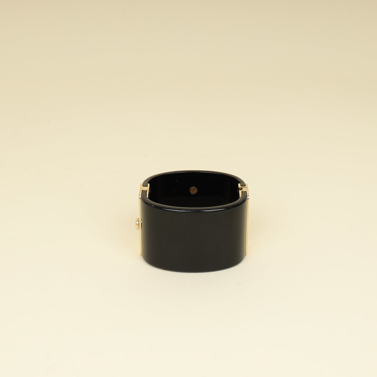 Chanel Bicolor Resin Pearl CC Cuff Bracelet-Chanel-THE CLOSET