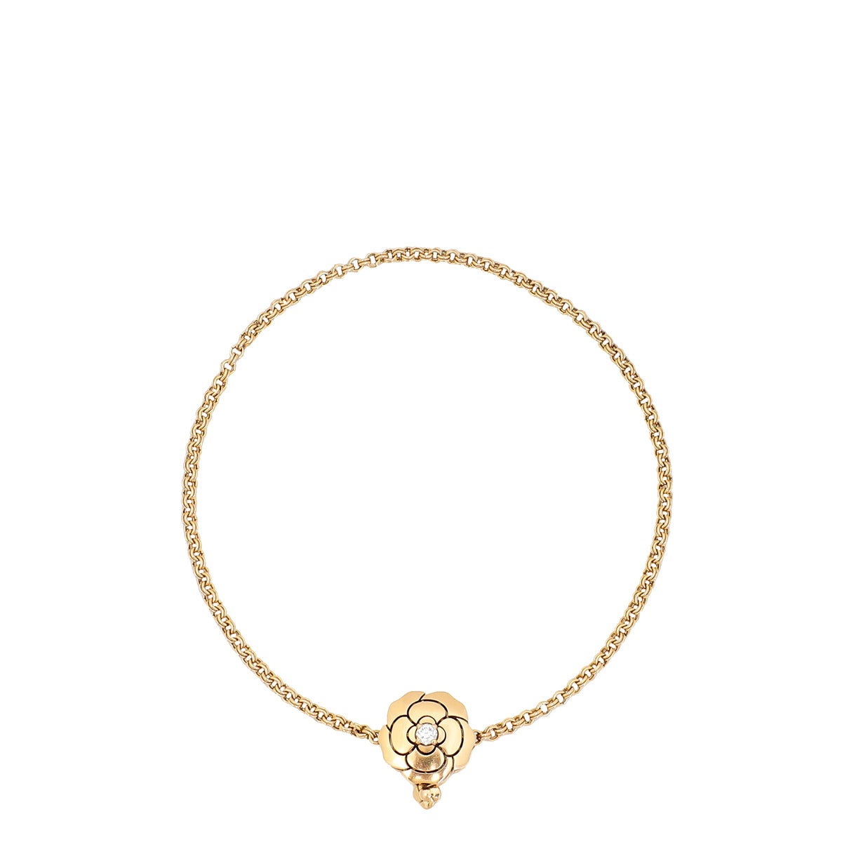 Chanel 18K Rose Gold Diamond Extrait de Camélia Bracelet-Chanel-THE CLOSET