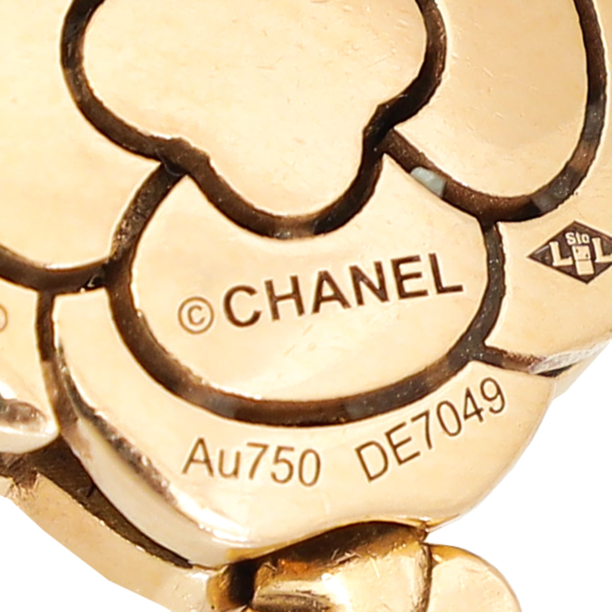 Chanel 18K Rose Gold Diamond Extrait de Camélia Bracelet