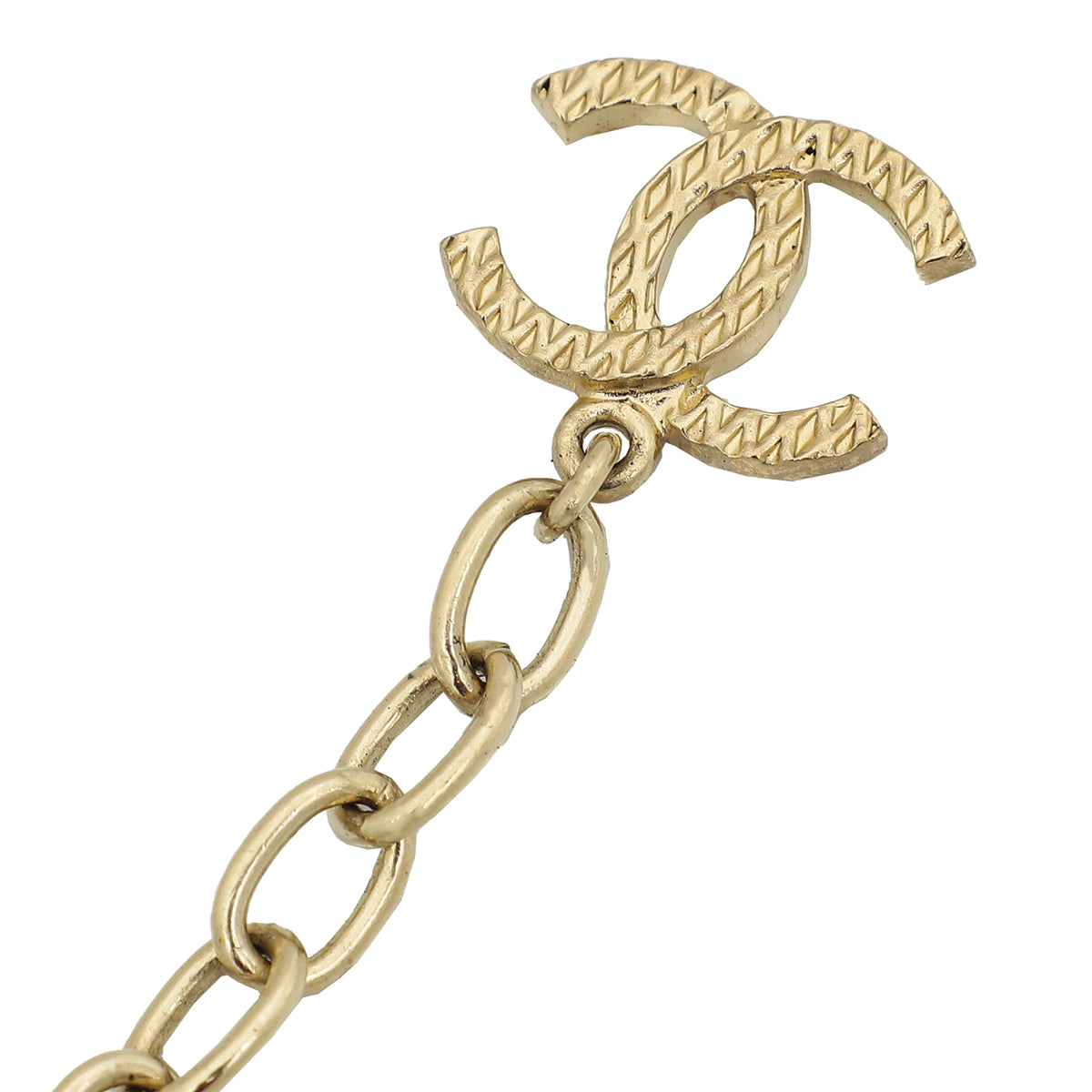 Chanel Bicolor CC Drop Pearl Crystal Bracelet-Chanel-THE CLOSET