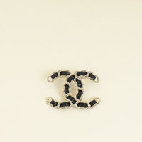 Chanel Black CC Chain Brooch