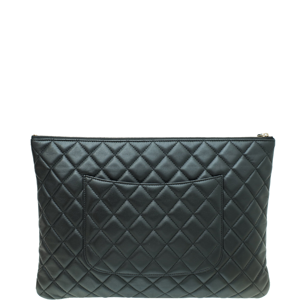 Chanel Black CC Classic Large Pouch-Chanel-THE CLOSET
