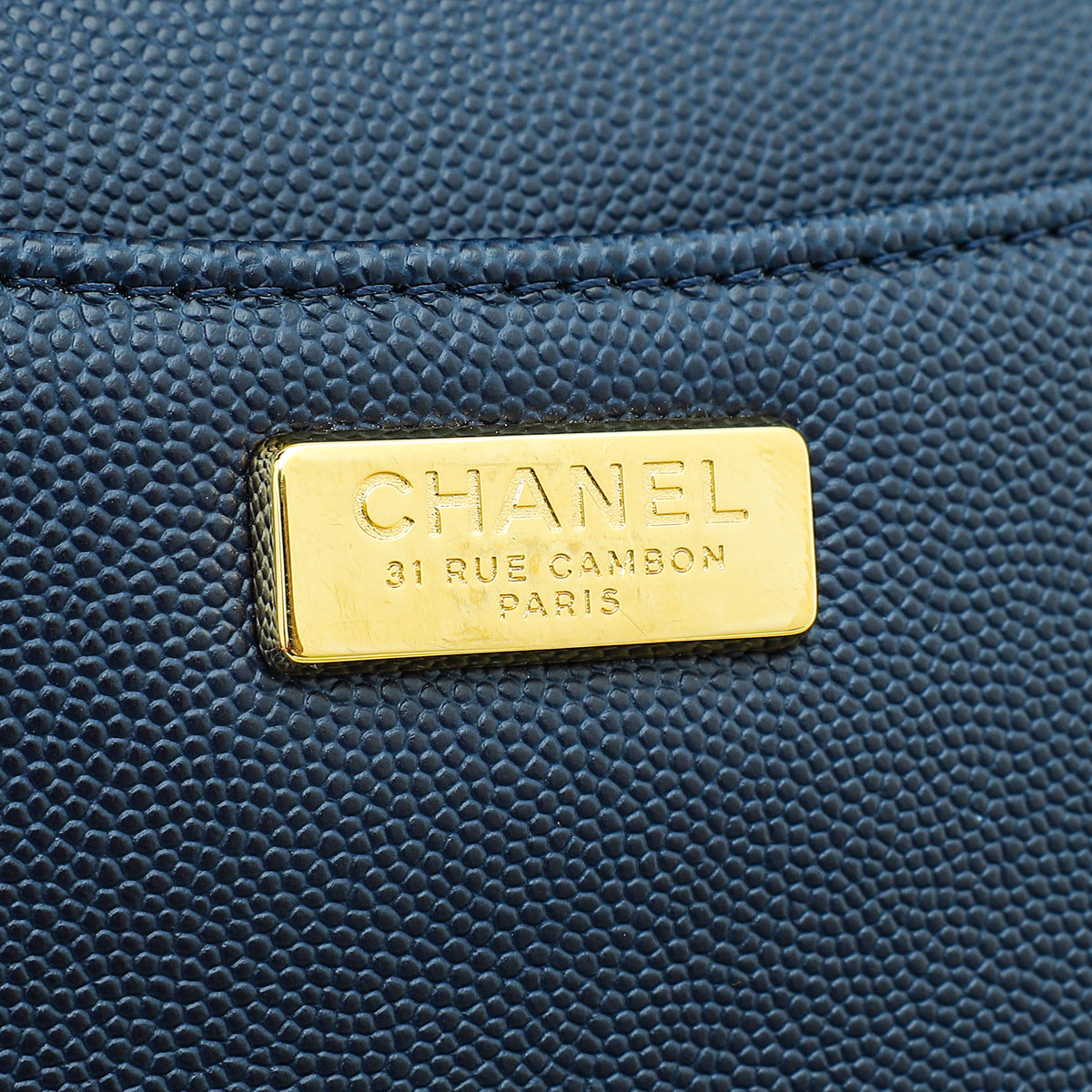 Chanel Navy Blue Quilted Leather 31 Rue Cambon Flap Bag Chanel | The Luxury  Closet