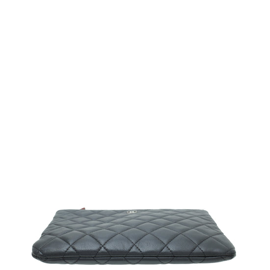 Chanel Black CC Zipped Pouch