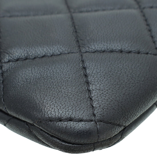 Chanel Black CC Zipped Pouch