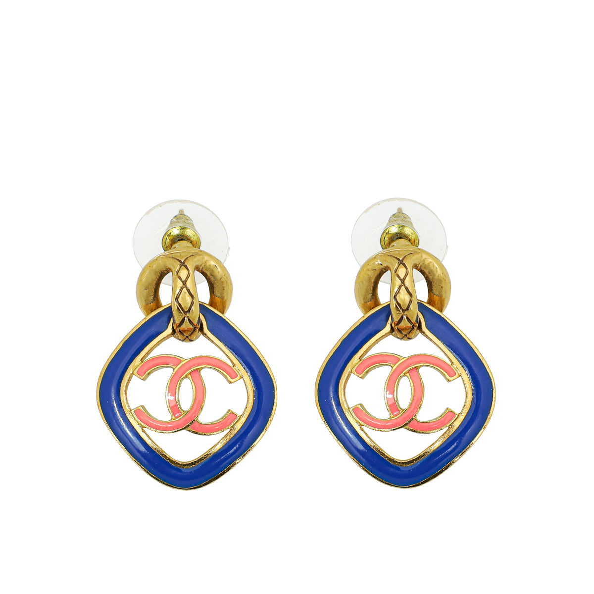 Chanel Bicolor CC /C22/S Earrings-Chanel-THE CLOSET