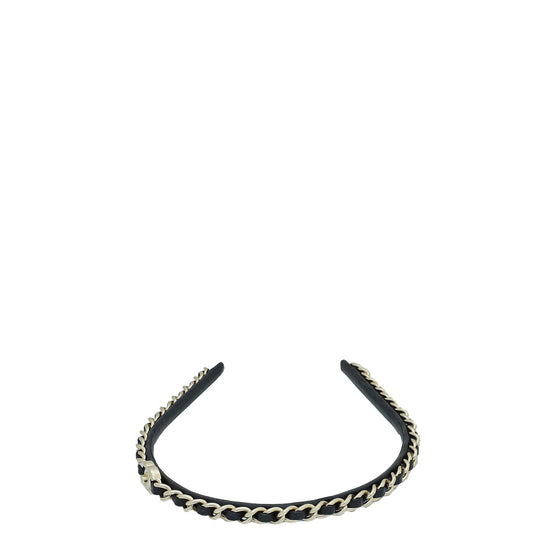 Chanel CC Chain-Link Headband - Blue Hair Accessories, Accessories -  CHA936899