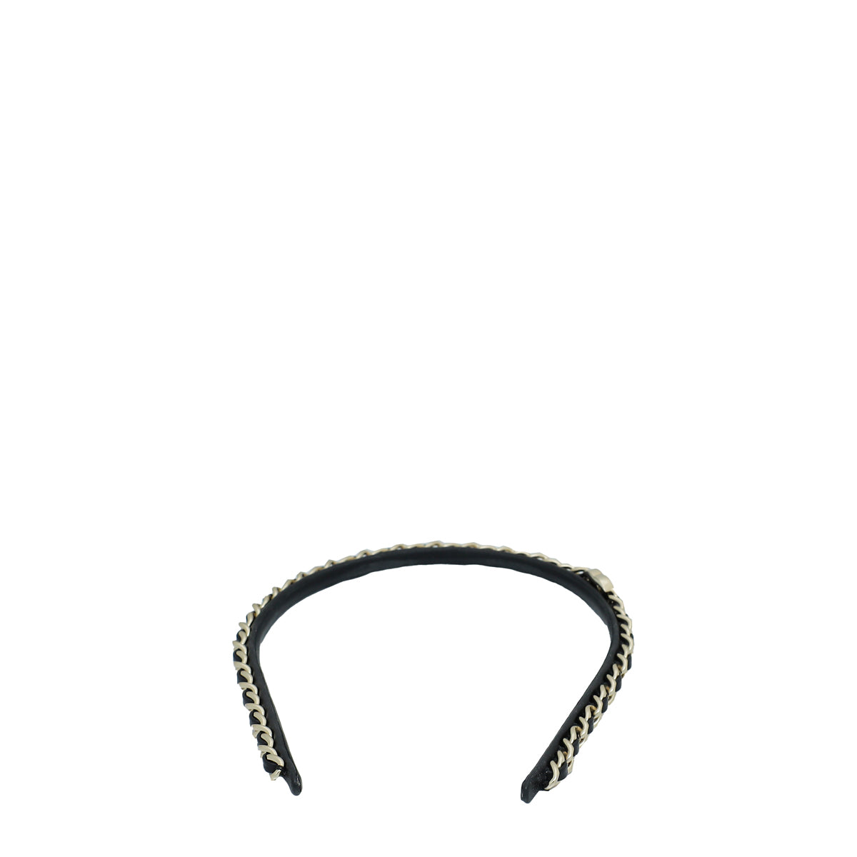 Chanel Black CC Turnlock Chain Headband-Chanel-THE CLOSET