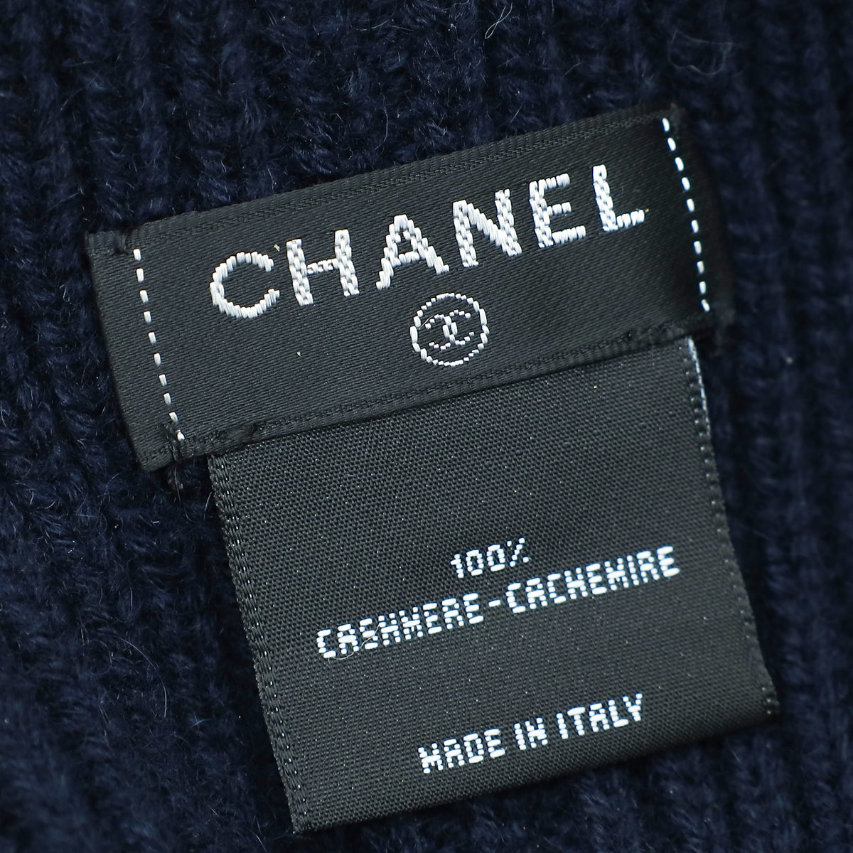 Chanel Bicolor CC Cashmere Headband