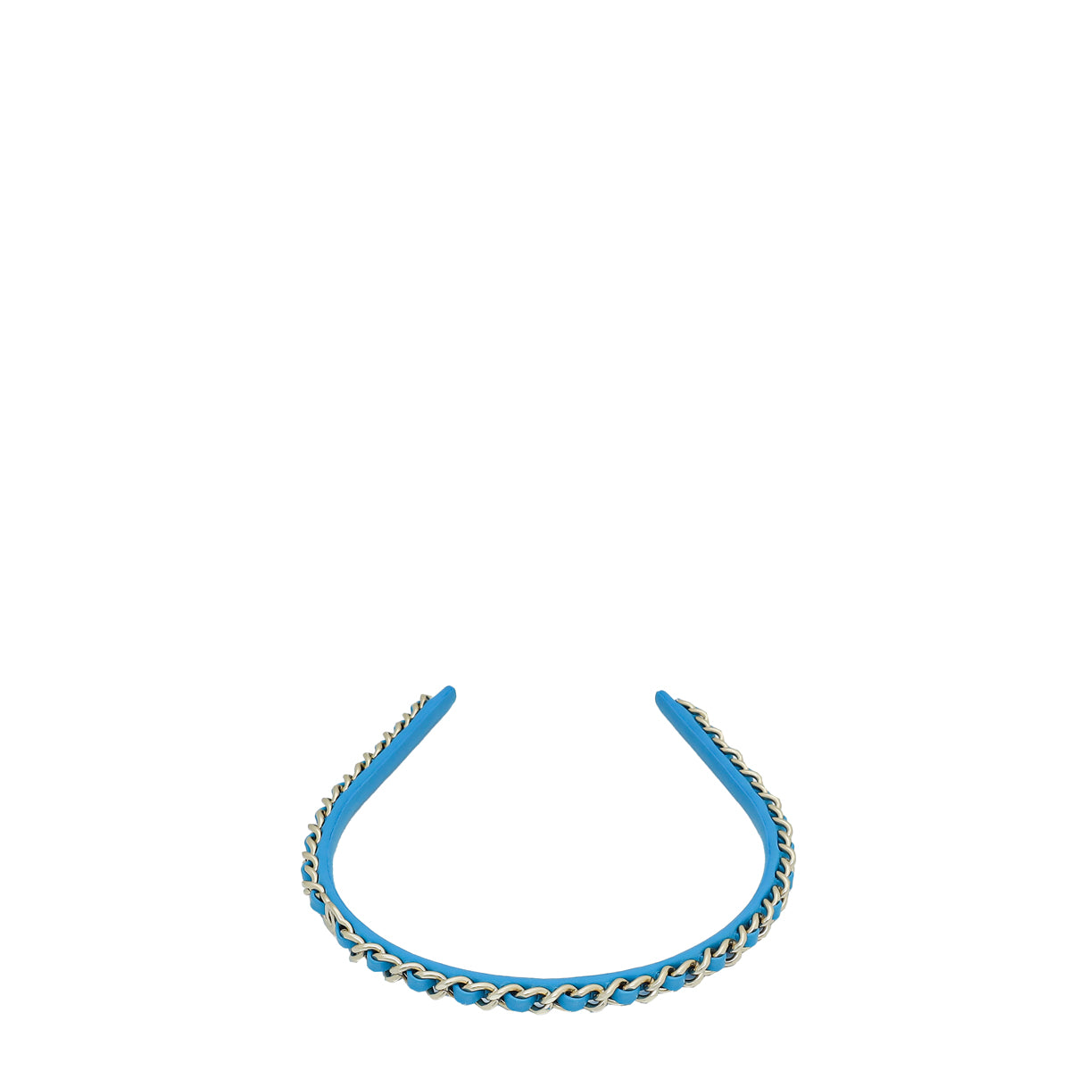 Chanel Blue CC Chain Headband