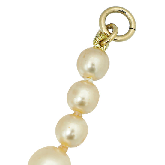Chanel Ivory CC Pearl Necklace