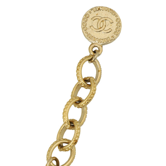 Chanel White CC Pearl 100th Anniversary Necklace