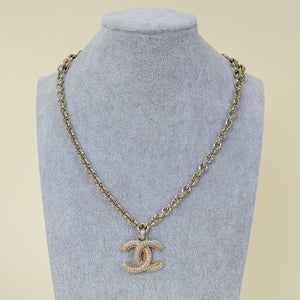 Chanel Light Gold-Finish Chain CC Layered Necklace