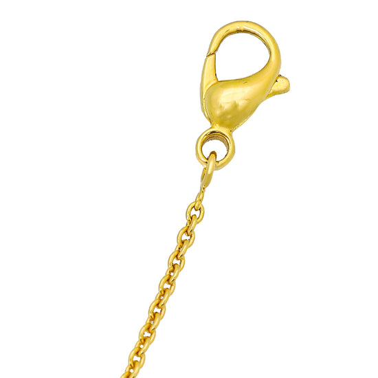 Chanel 18K Yellow Gold Coco Crush Pendant Necklace