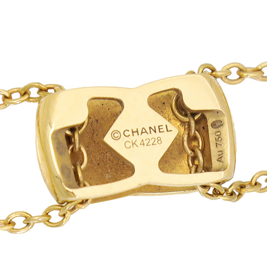 Chanel 18K Yellow Gold Coco Crush Necklace