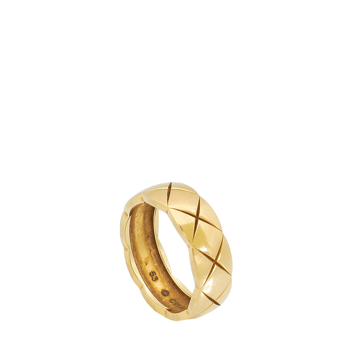 Chanel 18K Yellow Gold Coco Crush Ring 53-Chanel-THE CLOSET