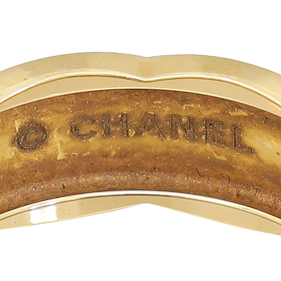 Chanel 18K Yellow Gold Coco Crush Ring 53