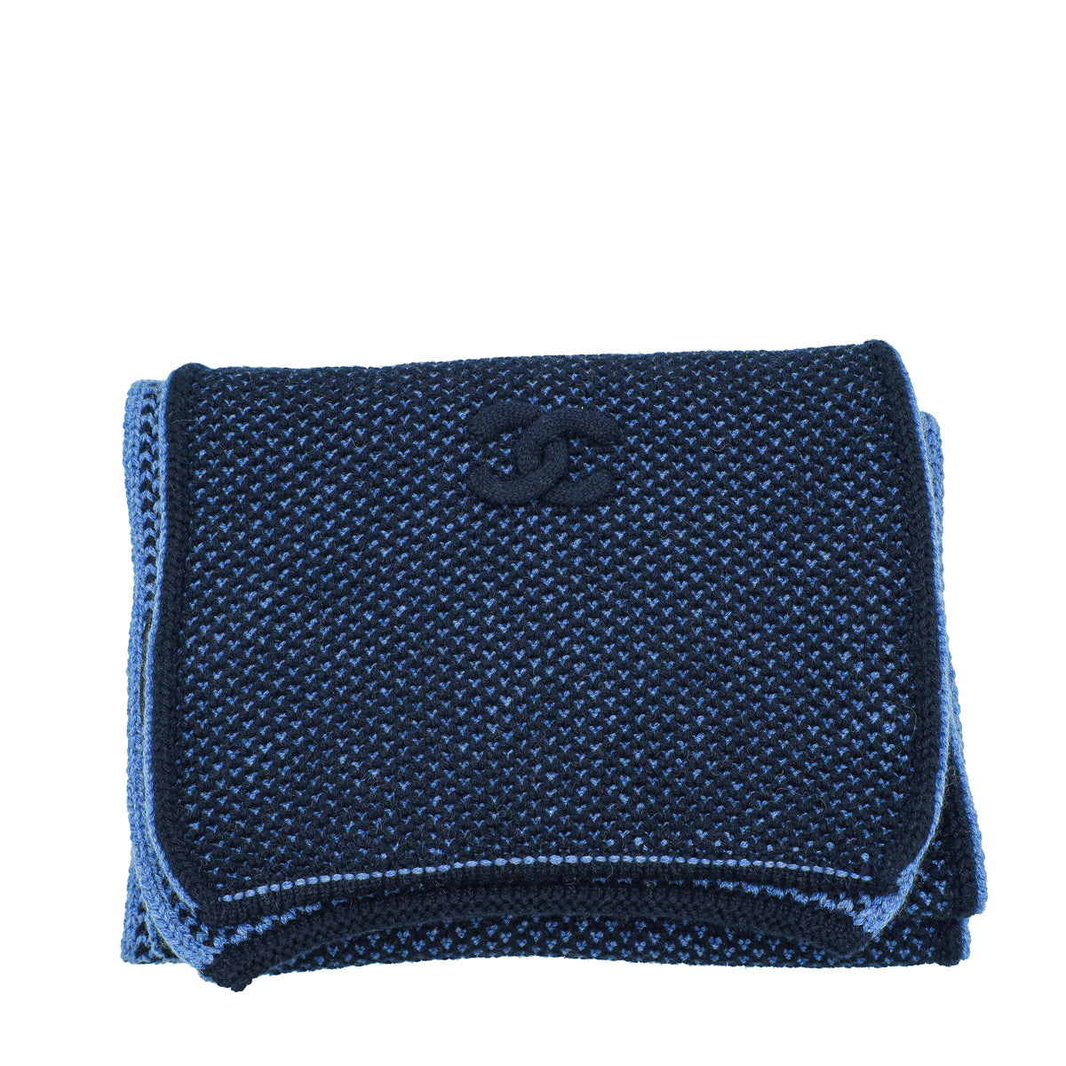 Chanel Bicolor CC Cashmere Scarf-Chanel-THE CLOSET