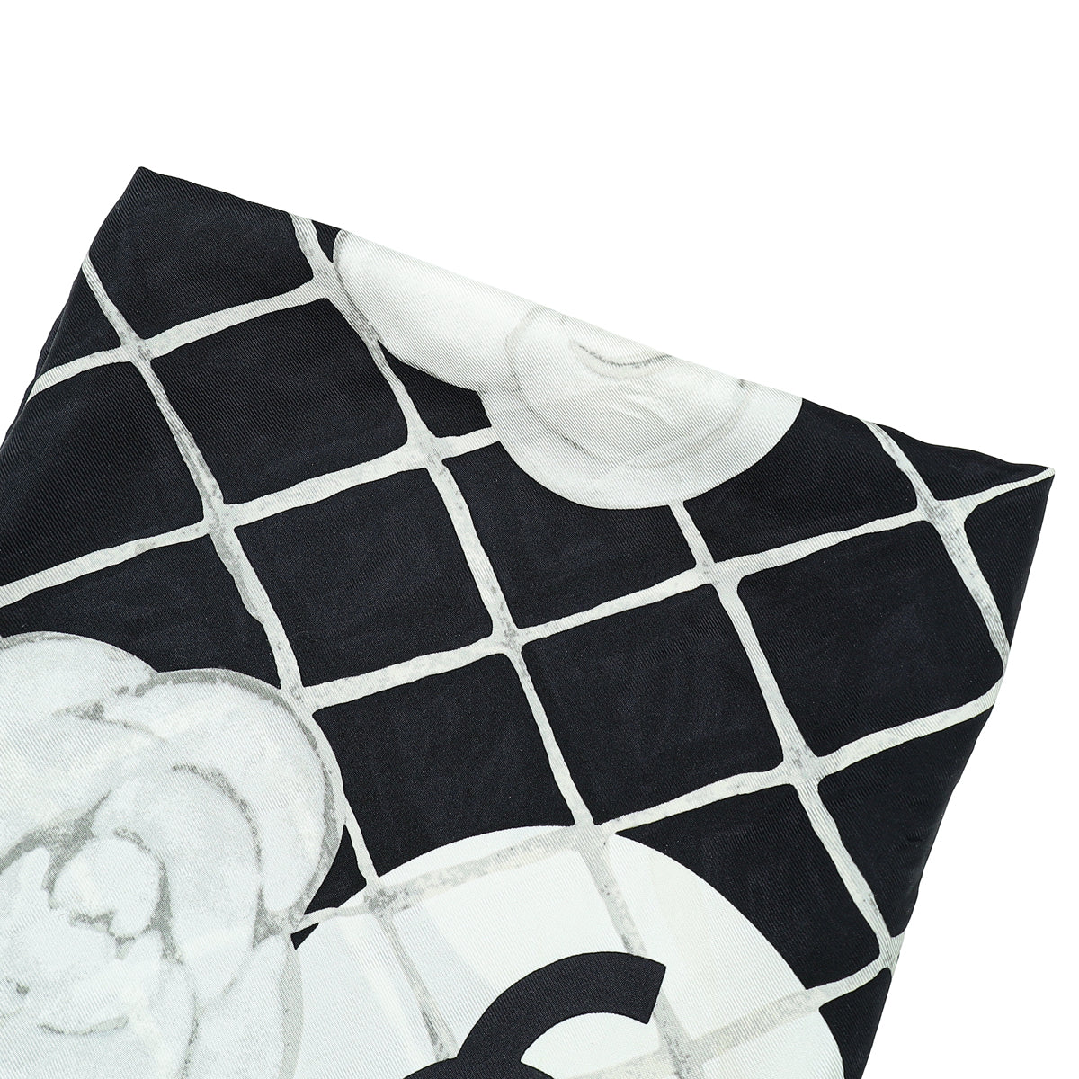 Chanel CC Motif Silk Scarf — BLOGGER ARMOIRE