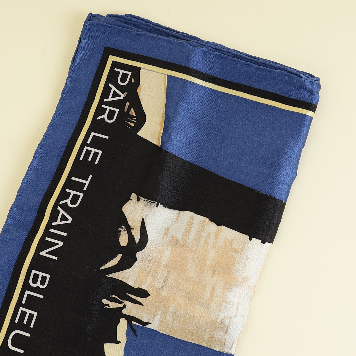 Chanel Blue Par Le Train Bleu Coco Chanel Scarf