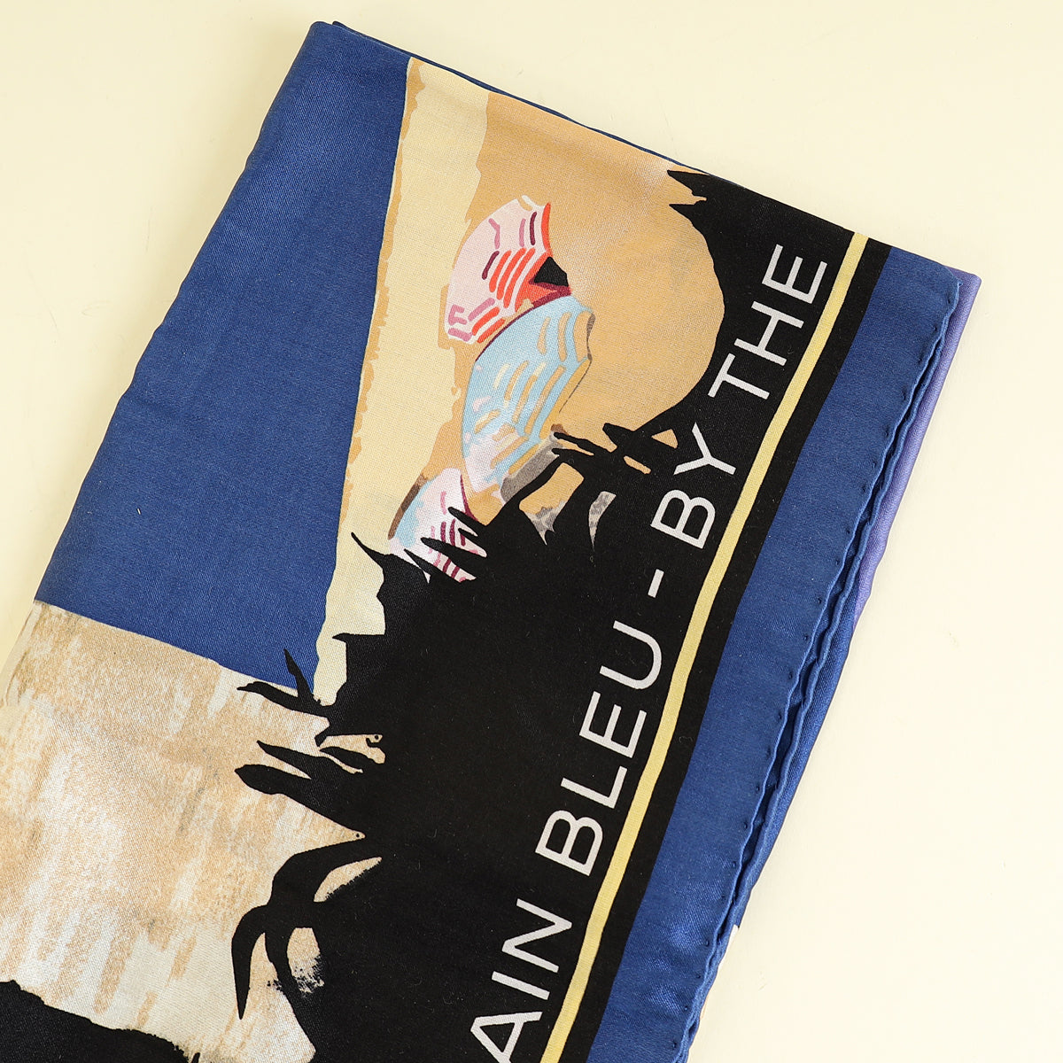 Chanel Blue Par Le Train Bleu Coco Chanel Scarf