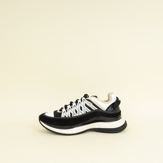 Chanel Bicolor CC Trainer Sneaker 37.5