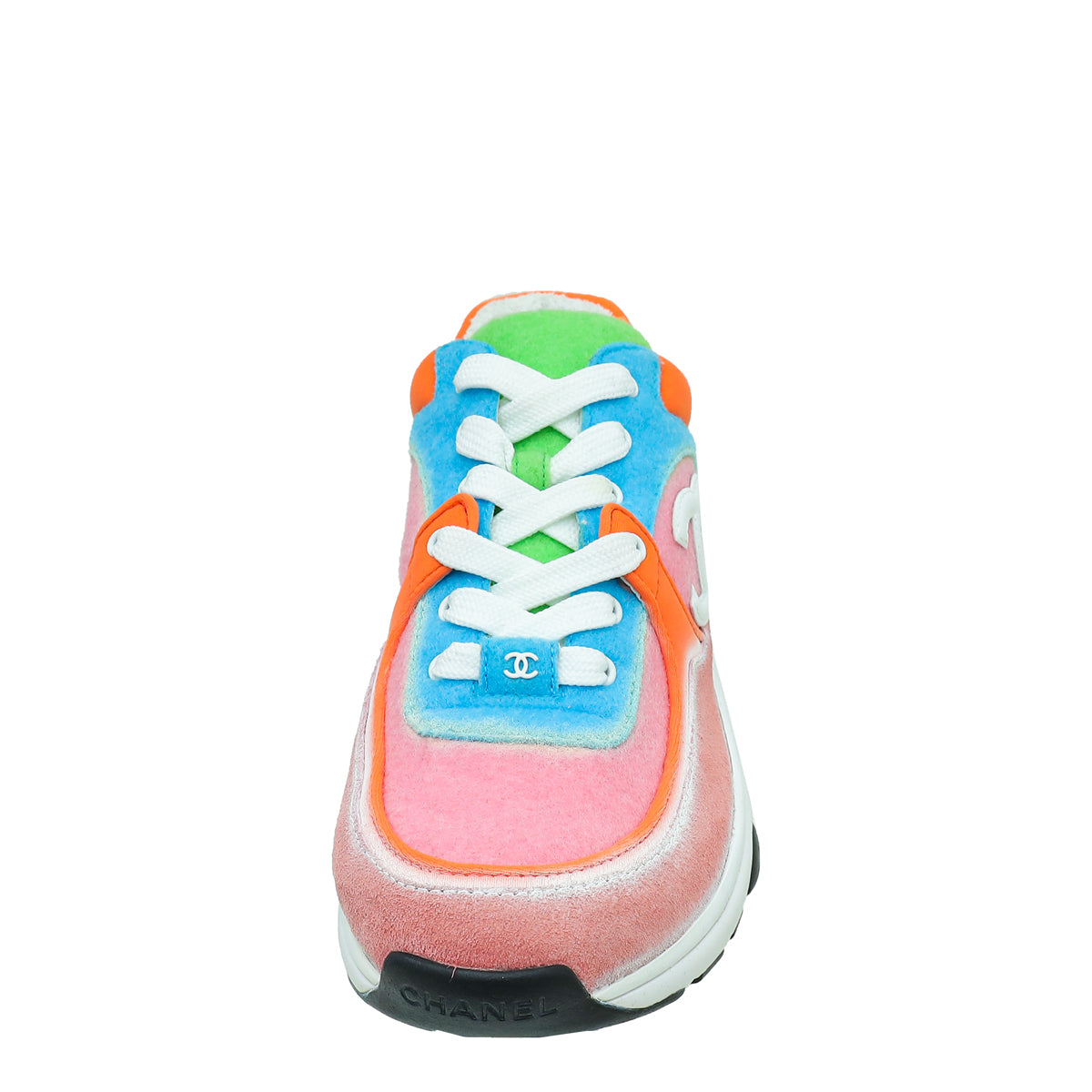 Chanel Multicolor CC Trainer Sneaker 37.5-Chanel-THE CLOSET