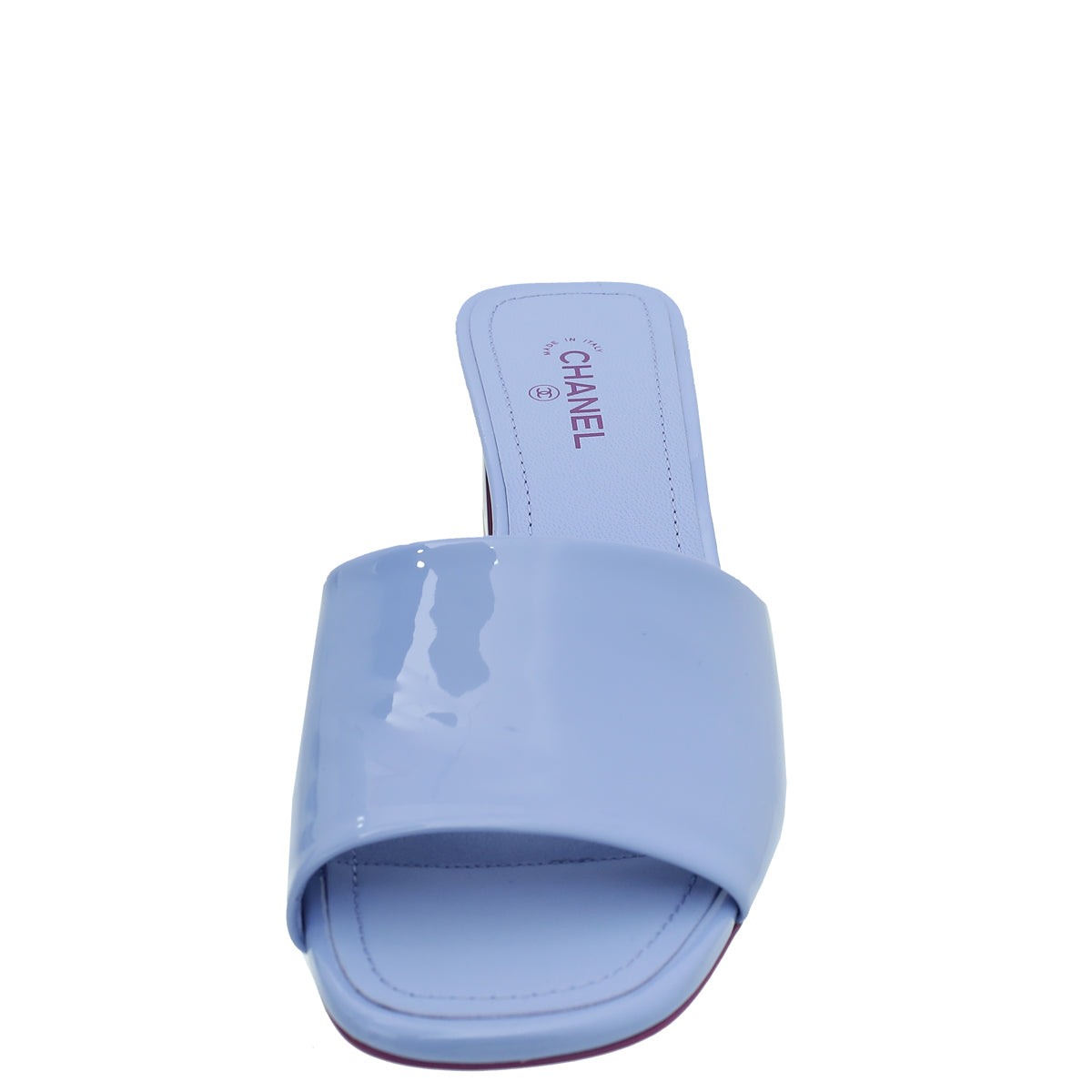Chanel Purple CC Slide Mules 37-Chanel-THE CLOSET