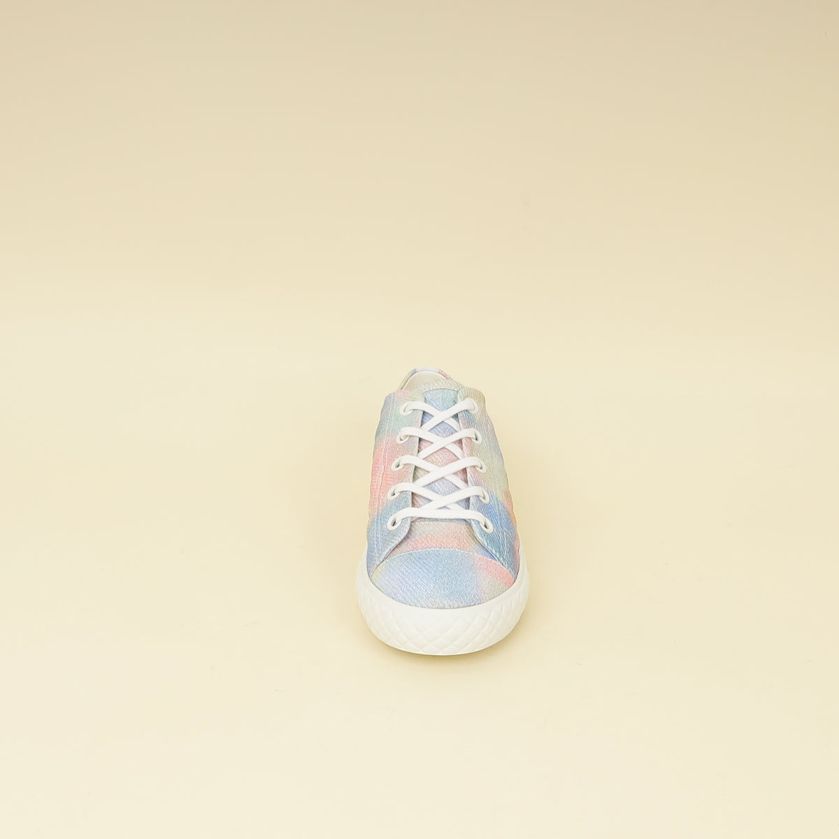 Chanel Multicolor CC Printed Fabric Quilted Low Top Sneakers 39-Chanel-THE CLOSET